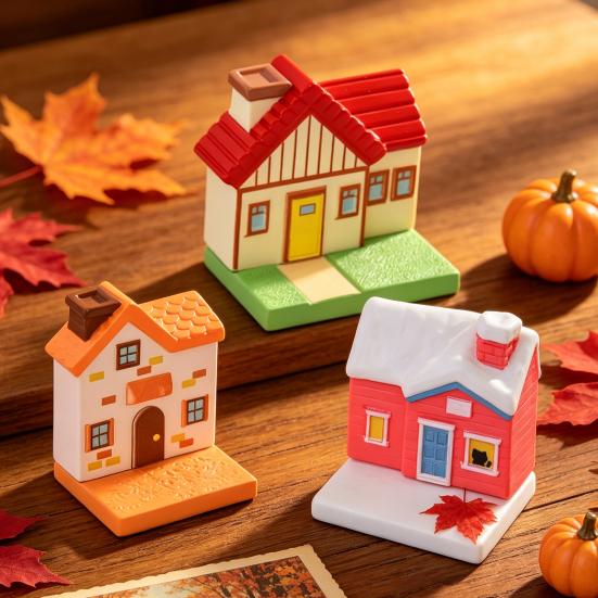 Miniature Garden Ornaments, Resin Fairy Tale House Shape, Outdoor Decor for Patio Gardens DIY Landscape Accessories