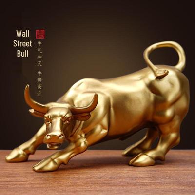 Бык с Уолл-стрит Полимерный Винный Шкаф и Настольное Украшение