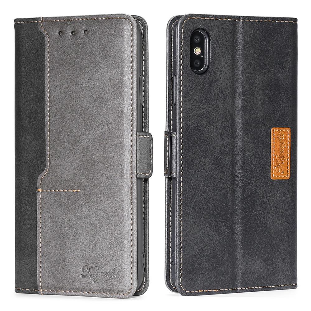 Splicing Flip Wallet Case For Huawei Honor 10X Lite 7A 8A 8S 9A 9S 9C P Smart 2021 Honor 50 SE P50 Pro PU Leather Cover Card Slot Phone Bumper