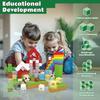 My Farm World Magnetic Cube Light-Up Toy Set - Montessori Building Blocks
