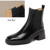 Fashion AIYUQI 2025 New Square Toe Women Chelsea Boots Retro women'sAnkle Boots Non-slip Fashion Ankle Boots Female Winter Shoes