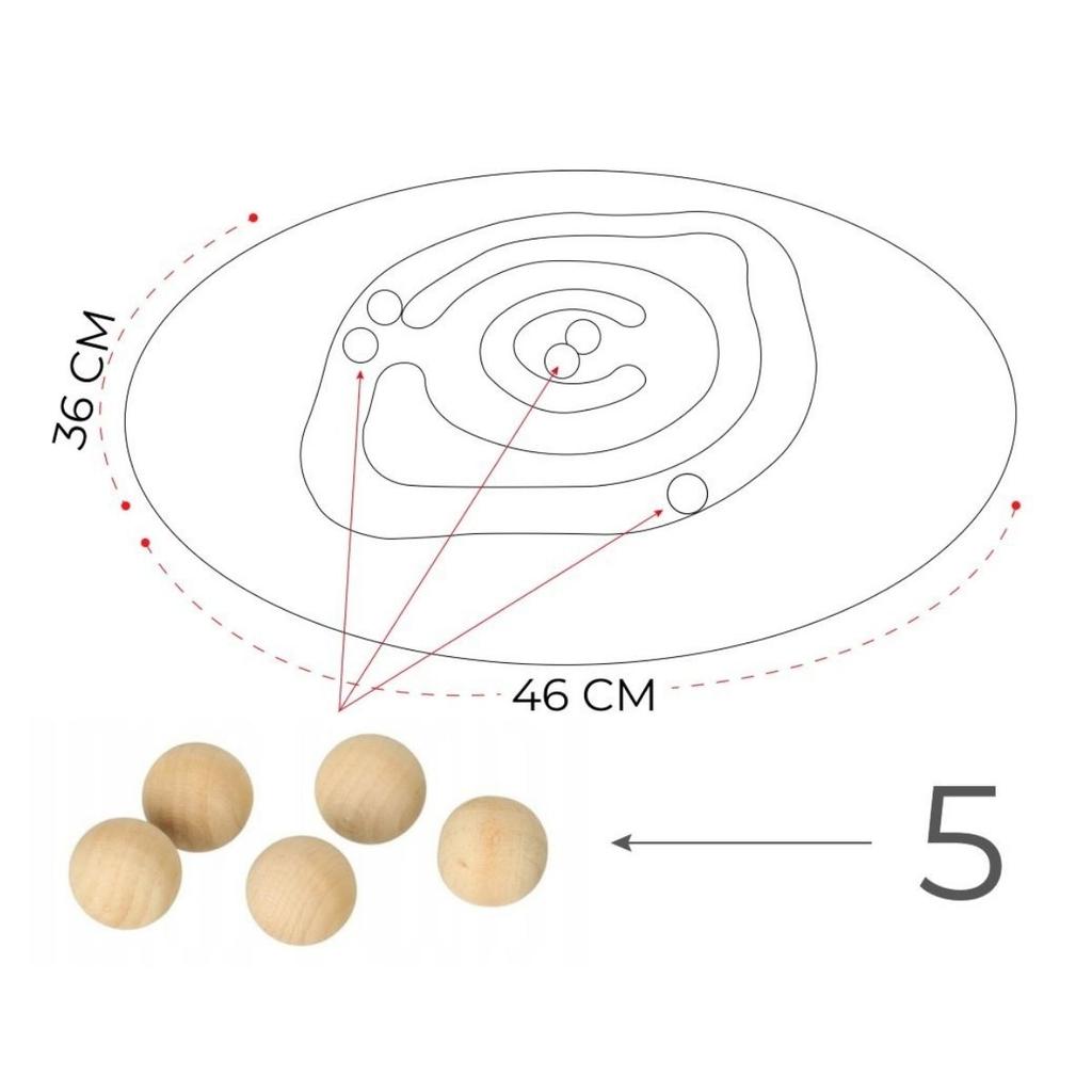 Egg Balance Board - Orange