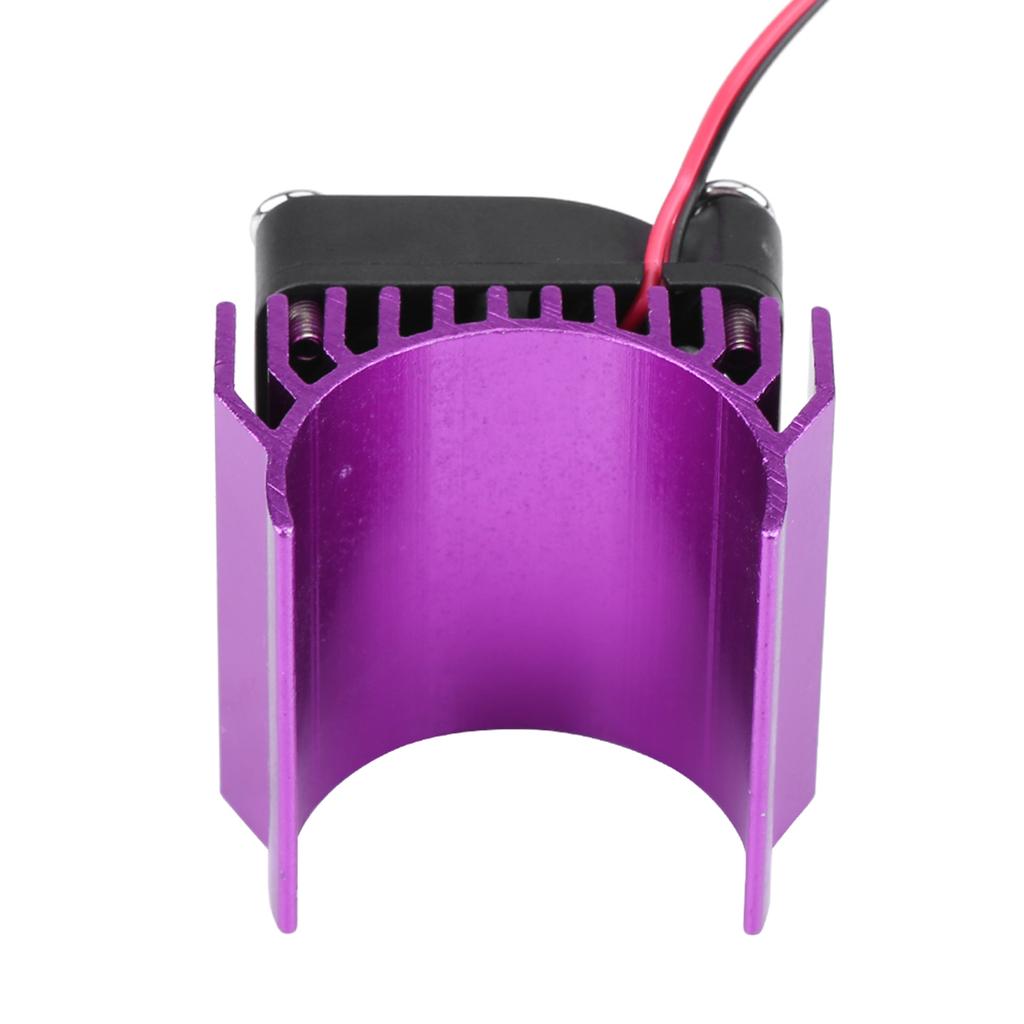 Радиатор с охлаждающим вентилятором для электромобиля RC 110 Scale 540 550 3650 Motor (фиолетовый)