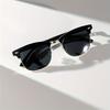 1 Pair Mens Metal Eyebrow Half Frame Glasses Four Season Popular Fashion Decoration Eyewear
