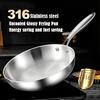 Сковорода из нержавеющей стали 316, зеркальная полировка, трехслойная нержавеющая сталь, несколько размеров для индукционных плит
