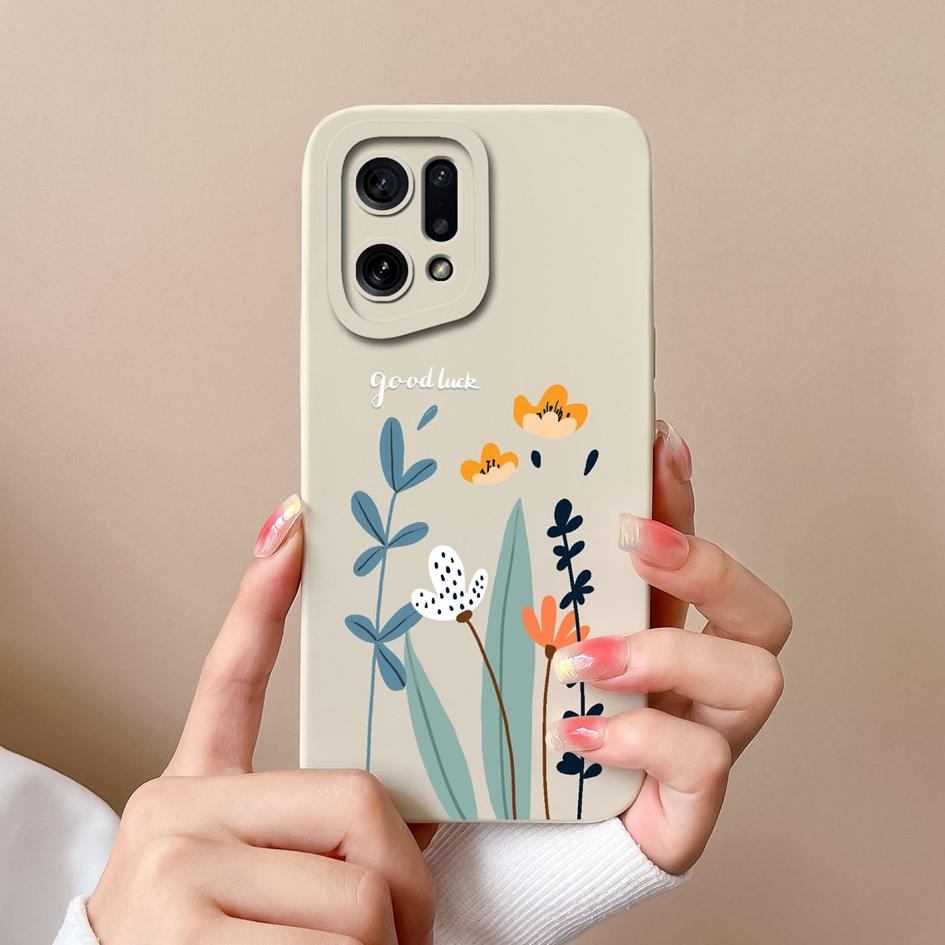 Чехол для OPPO Narzo 30 50A Prime 50i Neo 9 K9X K10 Pro, задняя крышка с цветком авокадо, сумки для телефонов, жидкий мягкий силикон, матовый противоударный бампер для OPPO