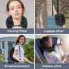 Дополнительная набивная подушка для багажа, подушка для путешествий, регулируемая подушка U-образной формы для шеи, офисная