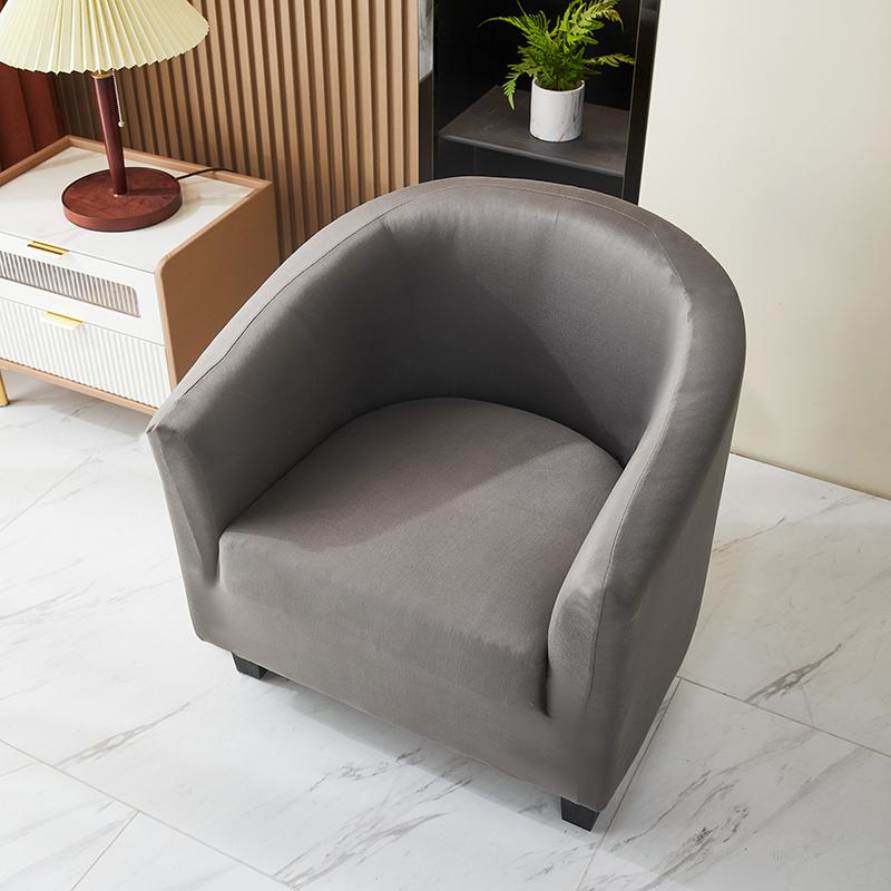 Твердые чехлы на клубные стулья, эластичные чехлы на стулья с принтом, чехлы на стулья для ванн, мягкие чехлы на кресло из спандекса, съемный чехол для дивана