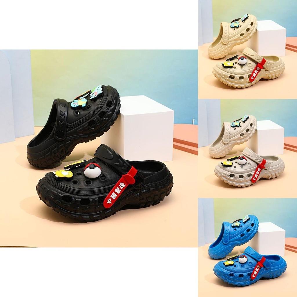 Adorable Pikachu Kids Clogs Breathable Slip Resistant And Comfortable Summer Sandals