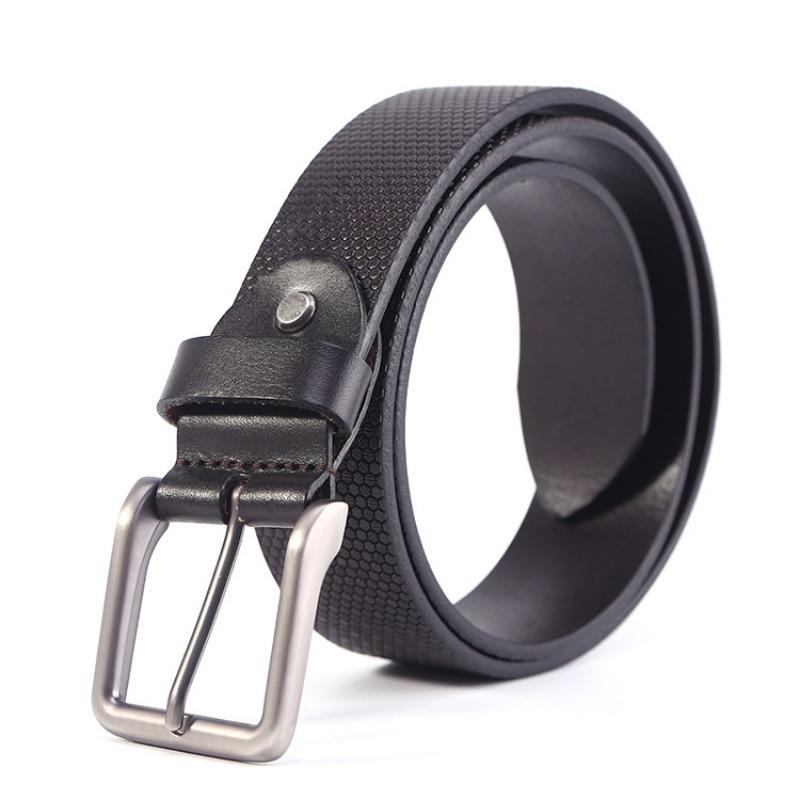 Ремень из британской кожи, мужской ремень с пряжкой из сплава, первый слой из коровьей кожи, повседневный ремень для брюк