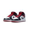 Кроссовки Air Jordan 1 Mid GS Gym Red Black Toe, средневысокие, ретро, DQ8423-106