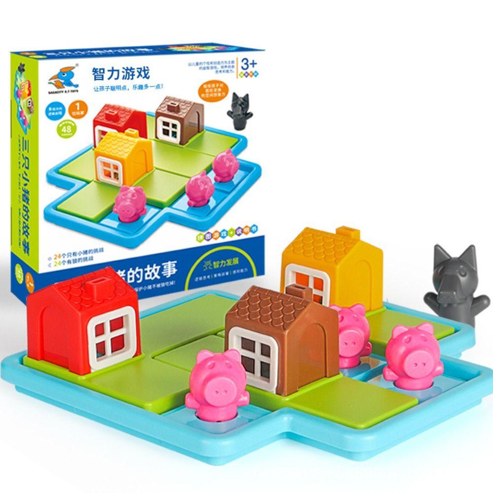 Big Bad Wolf Little Red Riding Hood Smart Hide&Seek Board Games Thinking Logic