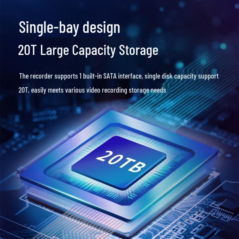 Dahua NVR2106-4P-M 4-канальный сетевой видеорегистратор с PoE, штекер CN (адаптер в комплекте)