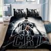 3D НОВЫЙ Пододеяльник Наволочка Комплект Постельного Белья Футбол CR7 Р-Роналду Взрослый Мальчик Девочка Украшение Спальни Детский Односпальный Двуспальный Большой