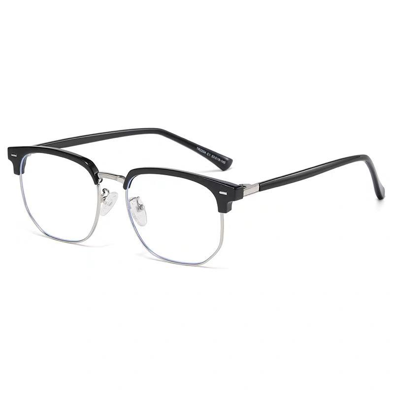 Очки в полуоправе мужские модные очки для близорукости Sven Scum Technical Man Ruffian Handsome Eyes Anti-Blue Light Glasses