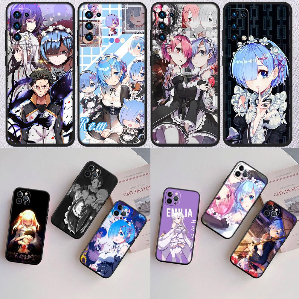 Re Zero Emilia Ram Rem Новый высококачественный чехол-ракушка для телефона для Xiaomi Poco C40 C50 C51 C55 C65 C71 C75 F3 F5 F6 F7 M2 M3 Pro Ultra