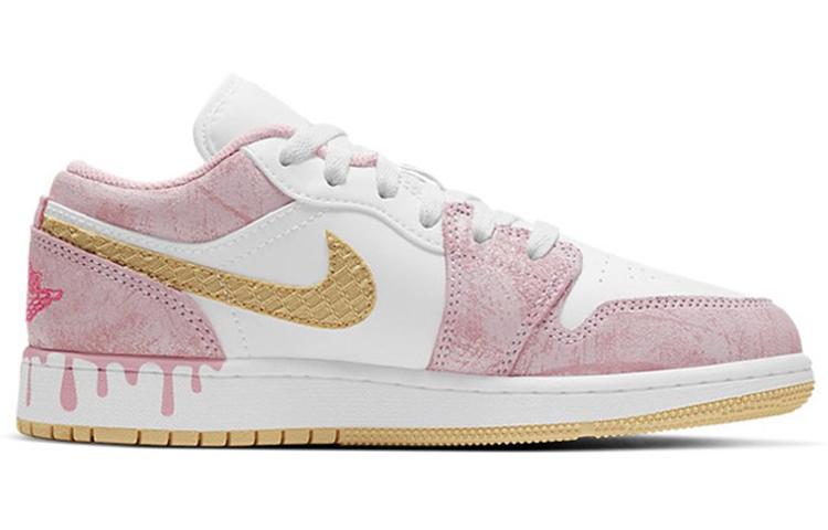 Jordan 1 Низкий подтек краски GS CW7104-601