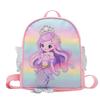 Очаровательный мини-рюкзак русалки для детей с блестящими пайетками и удобным дизайном