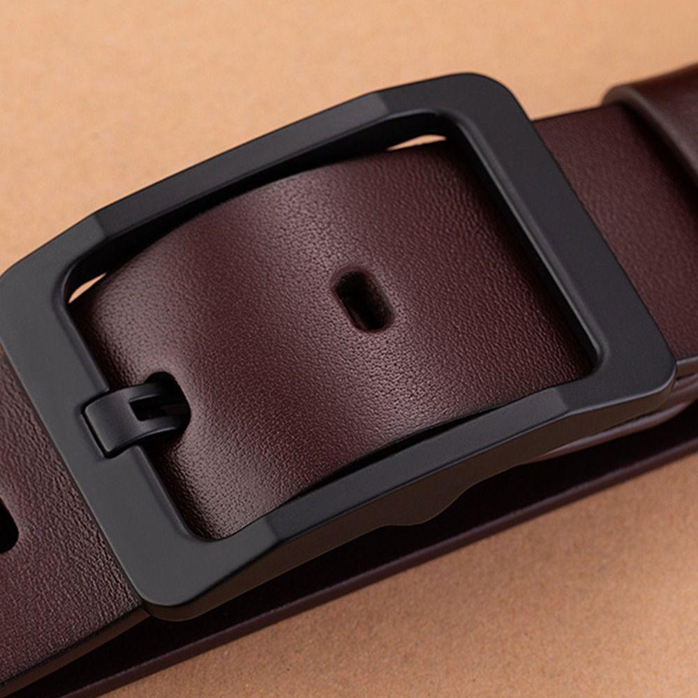 Casual Leather Belt Versatile Trouser Dress Belts Fashion Waist Strap