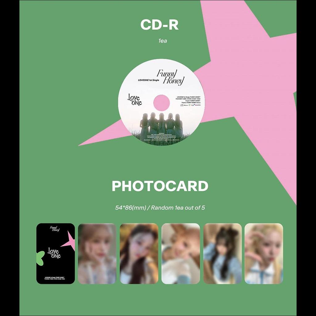 LOVEONE - FUNNY HONEY 1-й сингл-альбом + бесплатный подарок