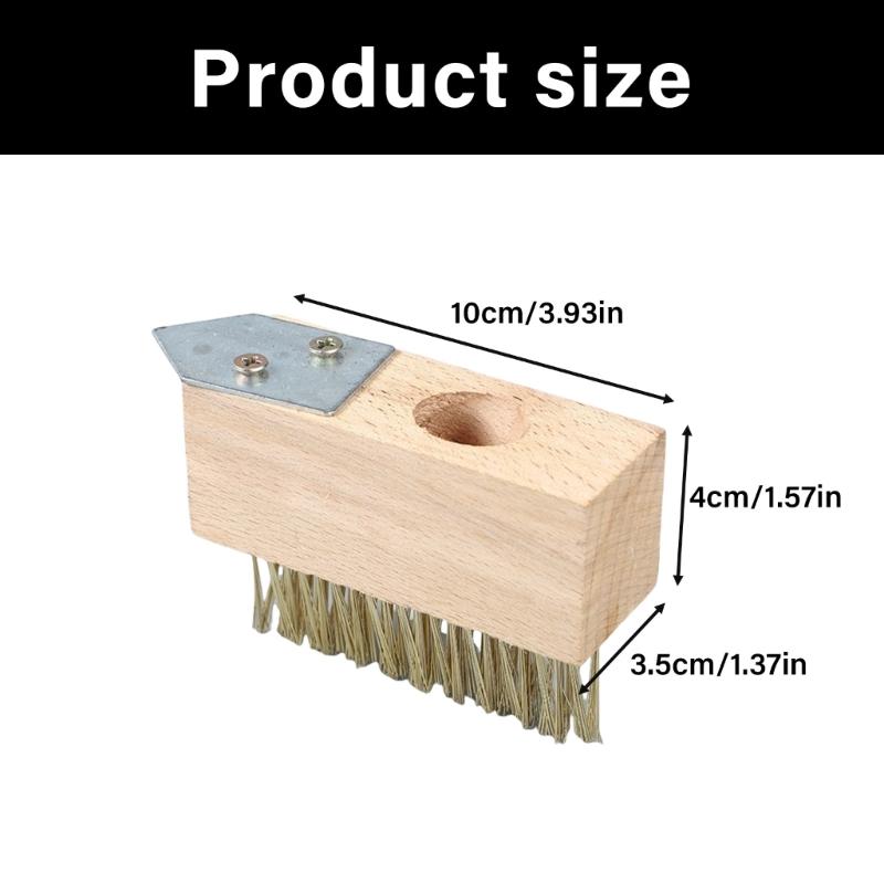 Moss Remover Wired Grout Cleaner Brush for Cleaning Deck Walkway Weeding Scraper Wire Brush Grout Remover Hand Tool