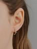 Серьга Hei Knot с застежкой-щелчком