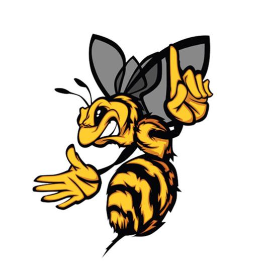 Puntos Waterproof DIY Tank Decal Removable Adhesive Sticker Bee Pattern Decor