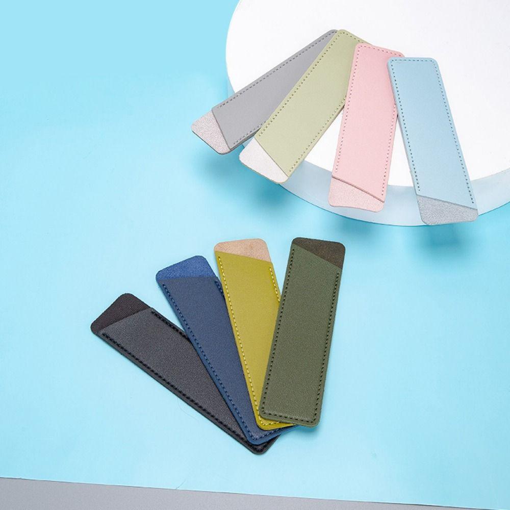 PU Leather Leather Pen Bag Handmade Pen Sleeve Pouch Pen Case Pocket Pen Protective Bag Scrapbook
