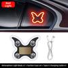Suction Cup Solar Power Car Light Solar Powered LED Ambient Light  Car Interior Lighting
