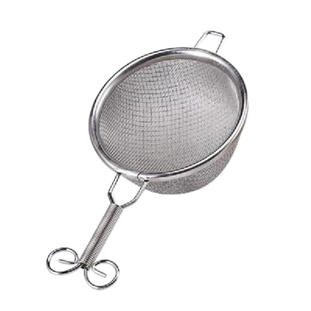 Cone Shaped Fine Mesh Colander Short/Long Handle Skimmer Spoon Effective Food Sifters Noodles
