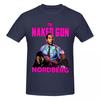 Унисекс Nordberg The Naked Gun Футболка Streetwear Оверсайз Хлопок Рукав Индивидуальные Футболки