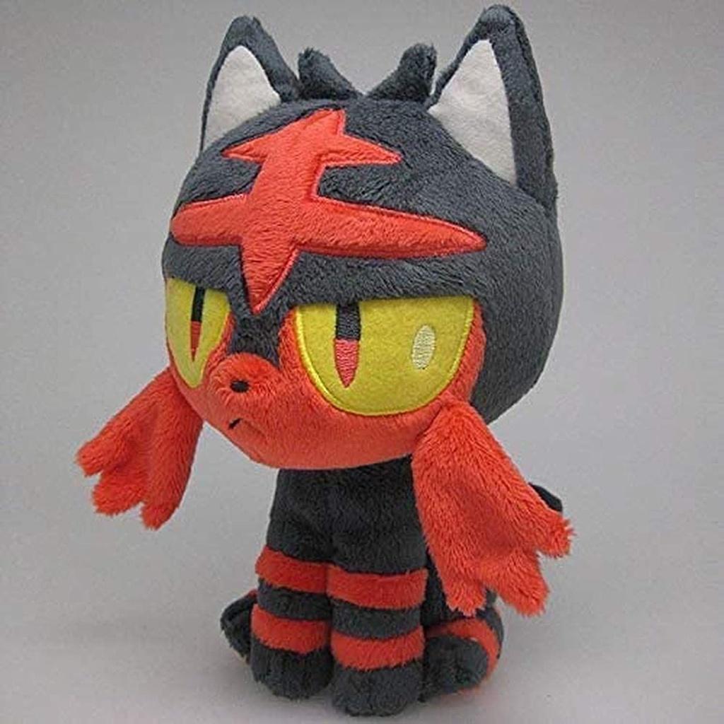 10" Плюшевая игрушка Kemon Legend Rowlet Litten Popplio, мягкая и обнимаемая кукла-животное