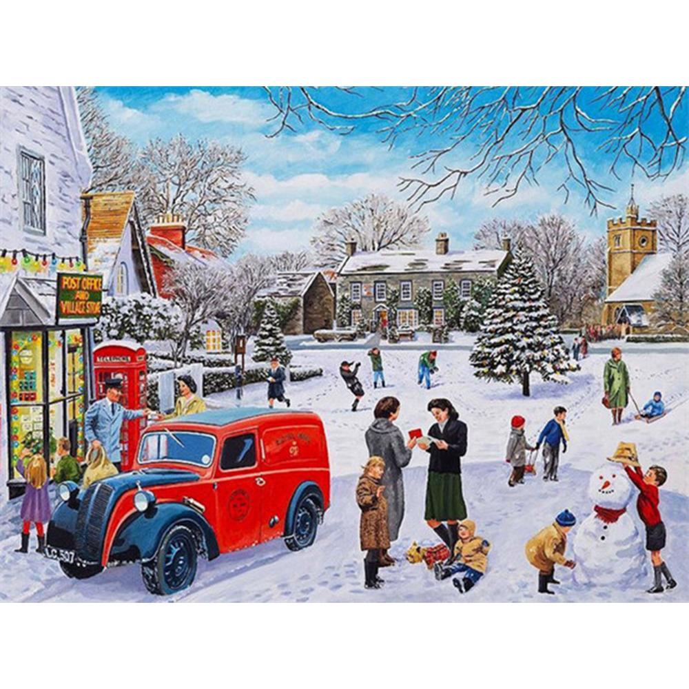 5D DIY Алмазная картина Дети Стразы Картина Новое поступление Алмазная вышивка Мультфильм Мозаика Рождественские украшения