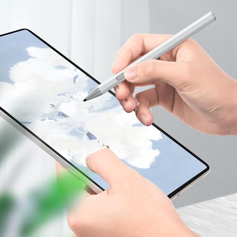 Precise Capacitive Pen Pressure Sensitivity Touch Pen For Laptop With Magnetic Adsorption Palms Rejection Technology