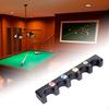 Pool Cue Holder Stick 5 Holes Weighted Space Saving Billiards Accessories Professional