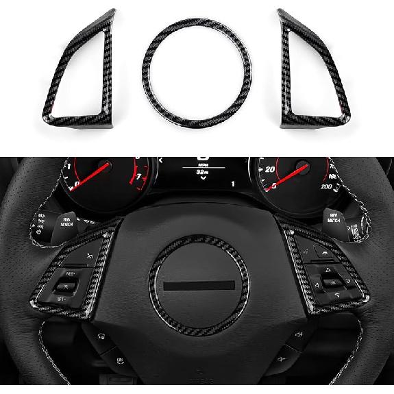 Car Sticker ABS Carbon Fiber Decal Interior Cover Trim for Chevrolet Camaro 2016 2017 2018 2024 Accessories