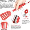 9inch Kitchen Cooking Tongs Silicone Buffet Serving Tongs Heat Resistant Bread Steak Tong For BBQ Pasta Spaghetti Grilling YY050