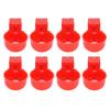8PCS Chicken Water Cups Detachable Easy Cleaning Plastic Chicken Water Feeder Cup for Farm
