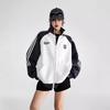 Американский уличный хип-хоп мужской и женский свободный бейсбольный жакет весна и осень повседневный универсальный лоскутный жакет для пары тренд