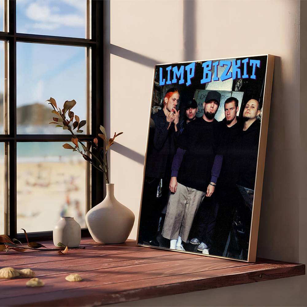 Limp Bizkit Аниме Постеры Липкая Белая Бумага Наклейка DIY Комната Бар Кафе Кавайный Декор Комнаты
