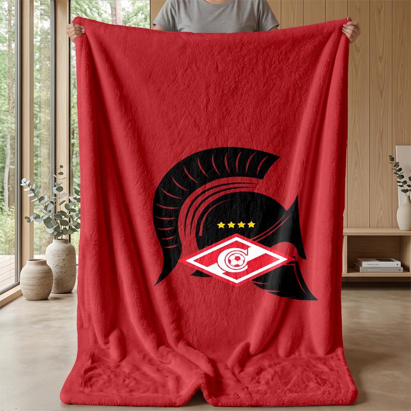 Spartak Moscow Theme blanket Soft Flannel Fleece Blanket Warm Lightweight Throw Blanket for Home Sofa Bed