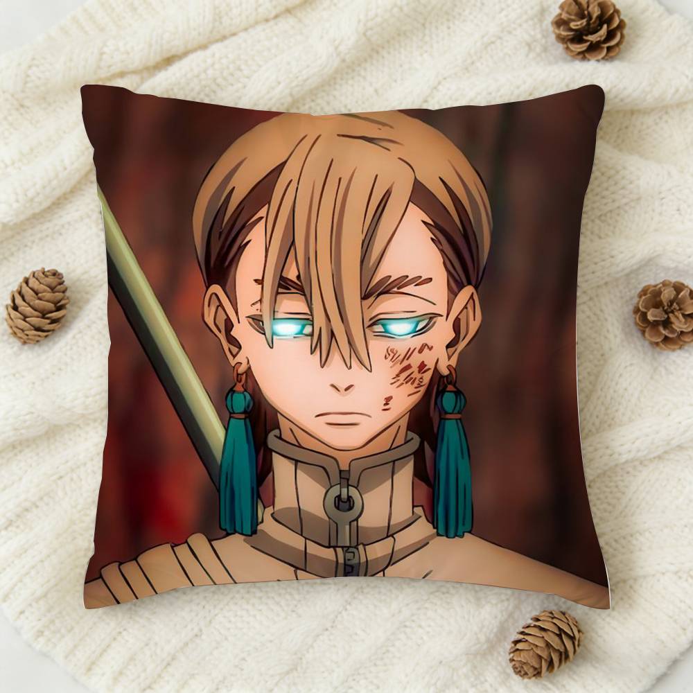 Classic Manga Anime G-Gachiakuta Zanka Double-Sided Printed Square Decorative Cushion Cover For Sofa Living Room Home Decor