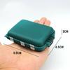 Fishing Tackle Box 10 Compartments Fishing Lure Bait Hook Storage Case Fishing Organizer Tools Accessories