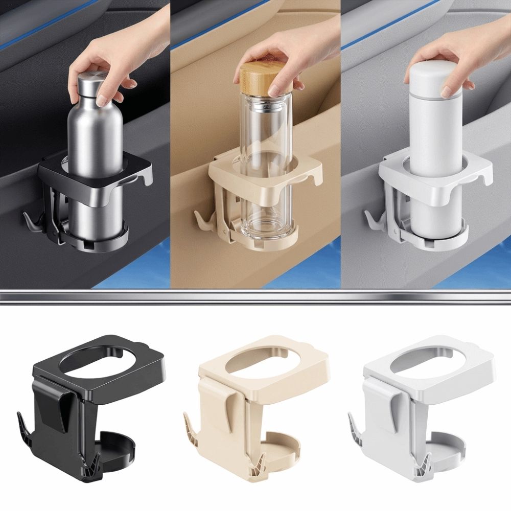 Foldable Foldable Cup Holder Anti Vibration Car Drink Holder Durable Car Storage Hook Road Trips