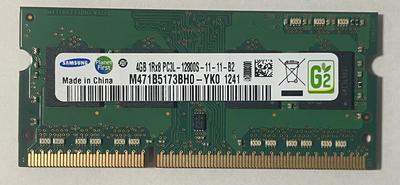 Оригинальная память Samsung 4 ГБ для ноутбука DDR3L совместимая модель с напряжением PC3-12800(DDR3-1600) SO-DIMM (Совместимость 1,35 В и 1,5 В)