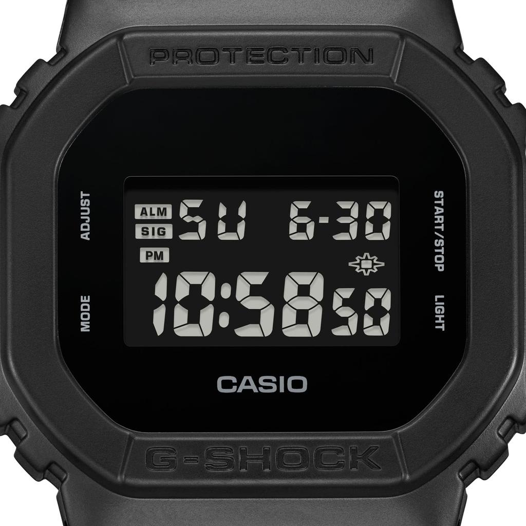ORIGIN Solid Colors Casio CASIO Digital Watch All Black Overseas Model G-SHOCK G-Shock Men's DW-5600UBB-1 [Товар]