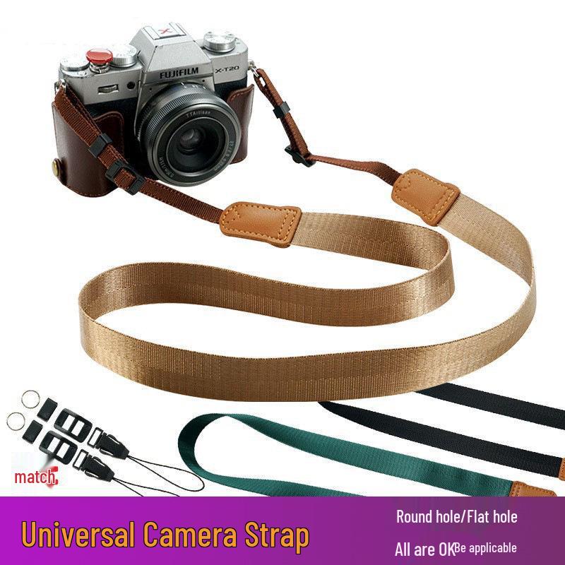 Универсальный плечевой ремень для камеры для Canon, Nikon, Fuji, Sony беззеркальных и зеркальных камер
