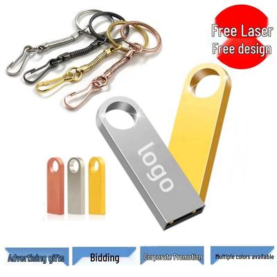 Креативная металлическая USB-флешка - 1 ГБ, 2 ГБ, 4 ГБ, 8 ГБ, 16 ГБ, 32 ГБ, 128 ГБ с возможностью нанесения логотипа на заказ
