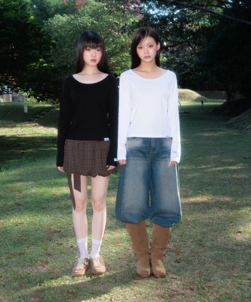 ROSEFRANTZ Essential Rose Label Long Sleeve [Ivory]