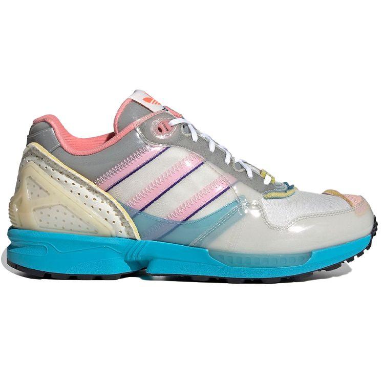 adidas ZX 6000 Inside Out XZ 0006 Pack — серые кроссовки унисекс Orbit, прозрачно-розовые GZ2711